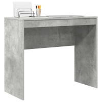 Produktbild för Skrivbord Betonggrå 90 x 40 x 76 cm