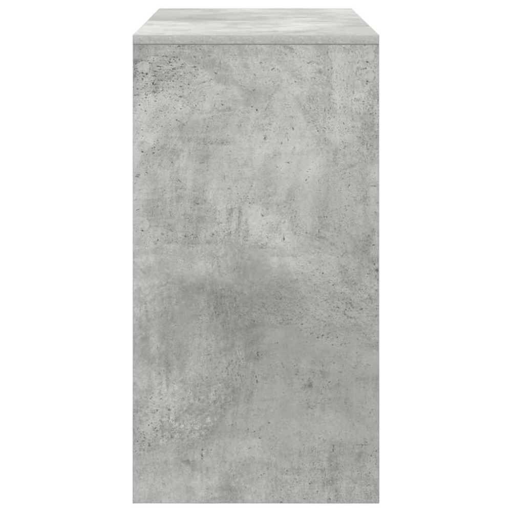 Produktbild för Skrivbord Betonggrå 90 x 40 x 76 cm