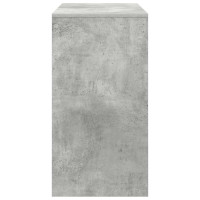 Produktbild för Skrivbord Betonggrå 90 x 40 x 76 cm