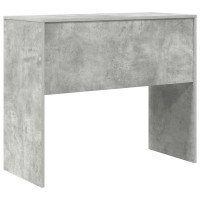 Produktbild för Skrivbord Betonggrå 90 x 40 x 76 cm