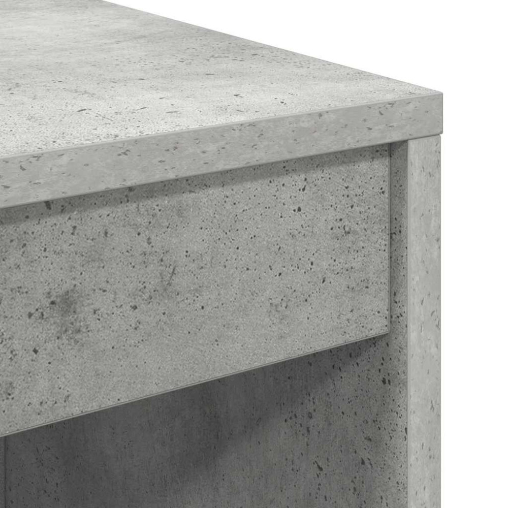 Produktbild för Skrivbord Betonggrå 90 x 40 x 76 cm