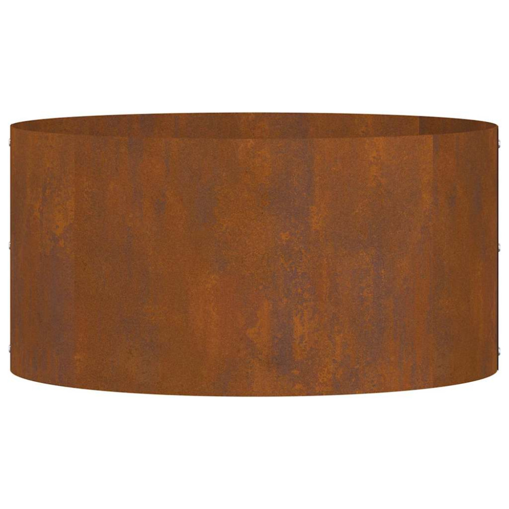 Produktbild för Krukring Brun 40 x 40 x 20 cm Väderbeständig stål
