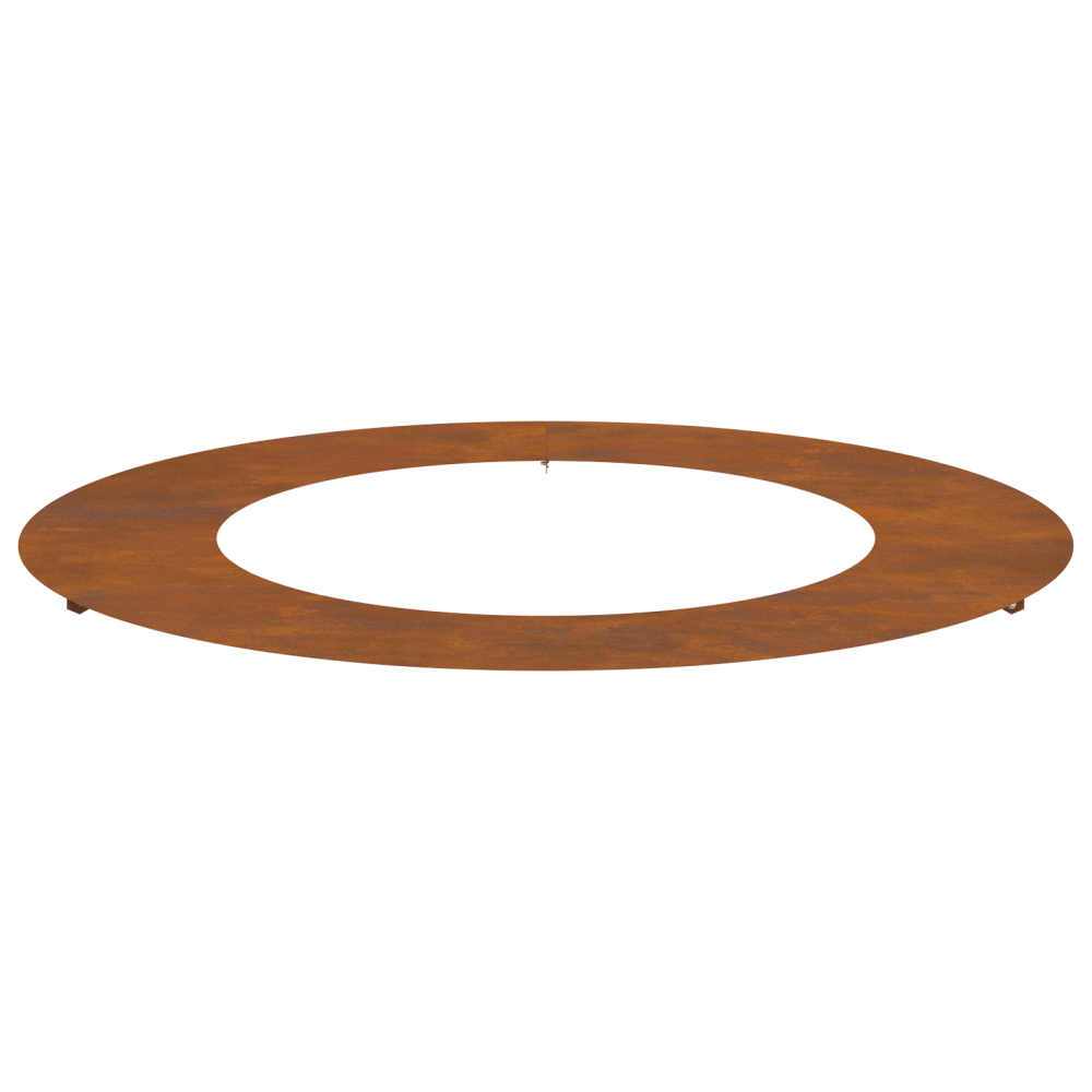 Produktbild för lämplig för Flat trädring Brun Ø50 / 80 cm Väderbeständig stål