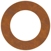 Produktbild för lämplig för Flat trädring Brun Ø50 / 80 cm Väderbeständig stål