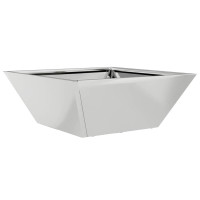 Produktbild för Trädgårdsplanterare 5 pcs Silver 40 x 40 x 15 cm