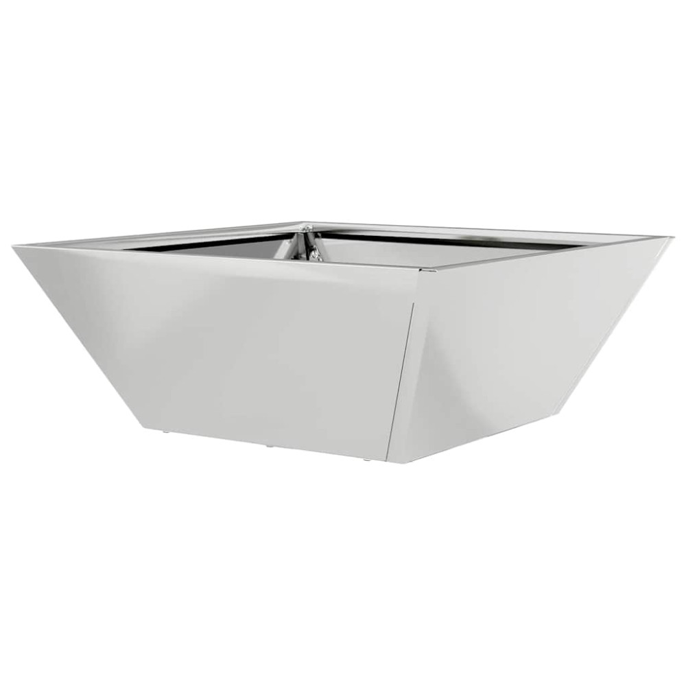Produktbild för Trädgårdsplanterare 5 pcs Silver 40 x 40 x 15 cm