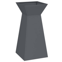 Produktbild för Pelarkrukor 2 pcs Antracit 35 x 35 x 73 cm