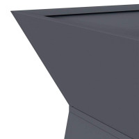 Produktbild för Pelarkrukor 2 pcs Antracit 35 x 35 x 73 cm