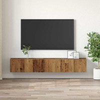 Produktbild för TV-bänkset 3 pcs Brun 60 x 30 x 30 cm Konstruerat trä
