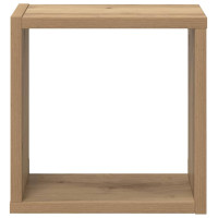 Produktbild för Vägg hyllor med hylla 2 pcs Artisan Ek Konstruerat trä