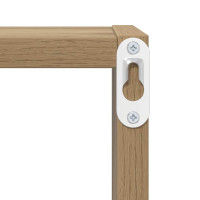 Produktbild för Vägg hyllor med hylla 2 pcs Artisan Ek Konstruerat trä