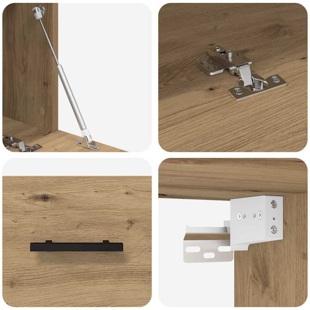 Produktbild för Väggskåp artisan ek 100 x 36.5 x 35 cm Konstruerat trä