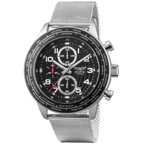 Aviator AVIATOR AVW79886G407 - Quartz Klocka Herr (46MM)