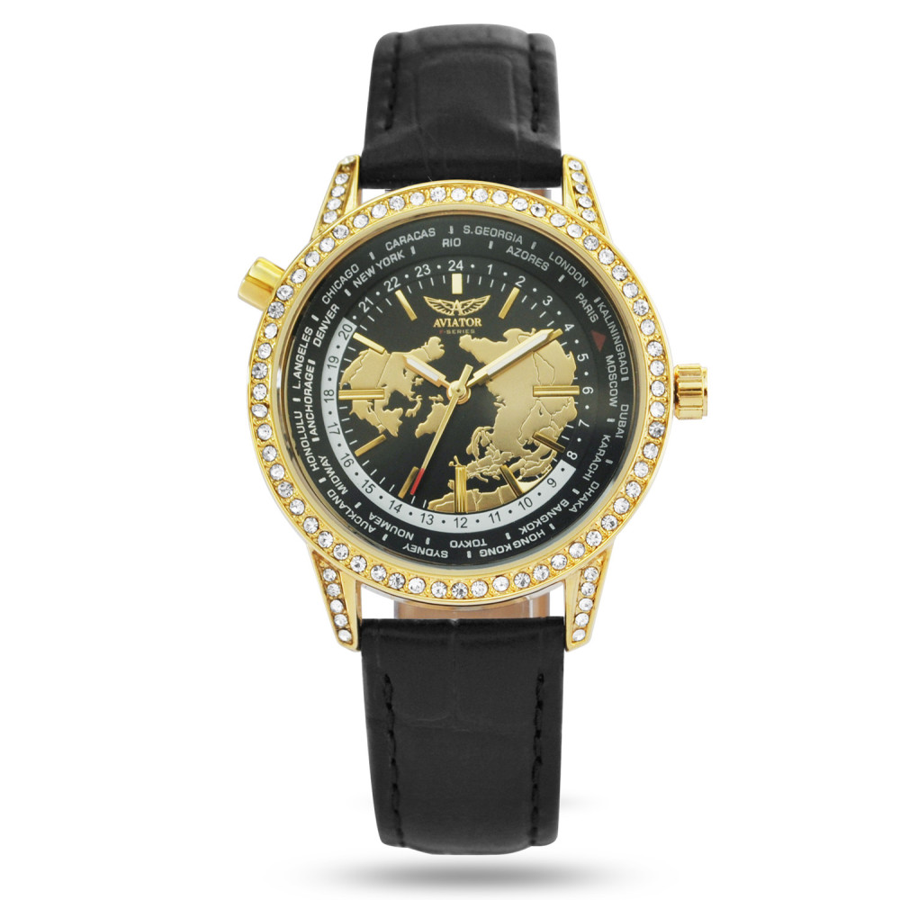 Produktbild för AVIATOR AVW8633L03 - Quartz Klocka Dam (38MM)