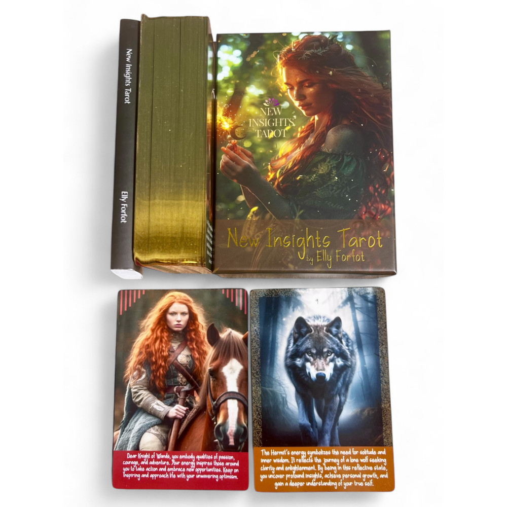 Produktbild för New insights tarot (English)
