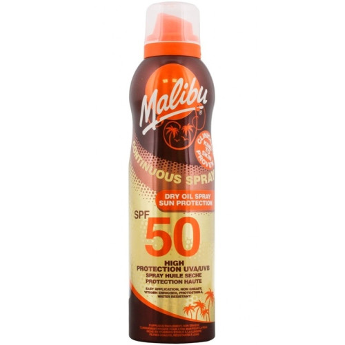 Malibu Sun High Protection Dry Oil Spray SPF50 175ml - Solkräm