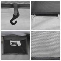 Produktbild för Innertält Svart 220 x 128 x 110 cm Nät