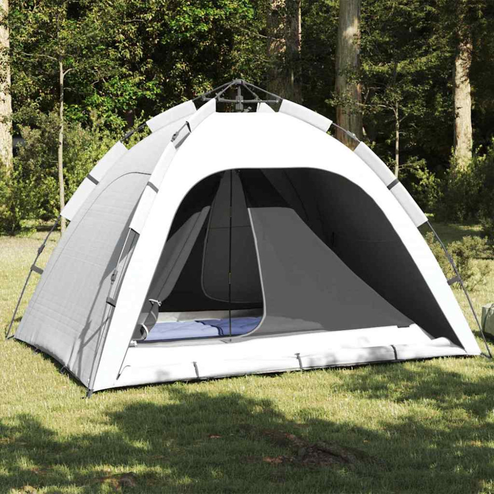 Produktbild för Innertält med tak med lagring Svart 240 x 160 x 133 cm Nät