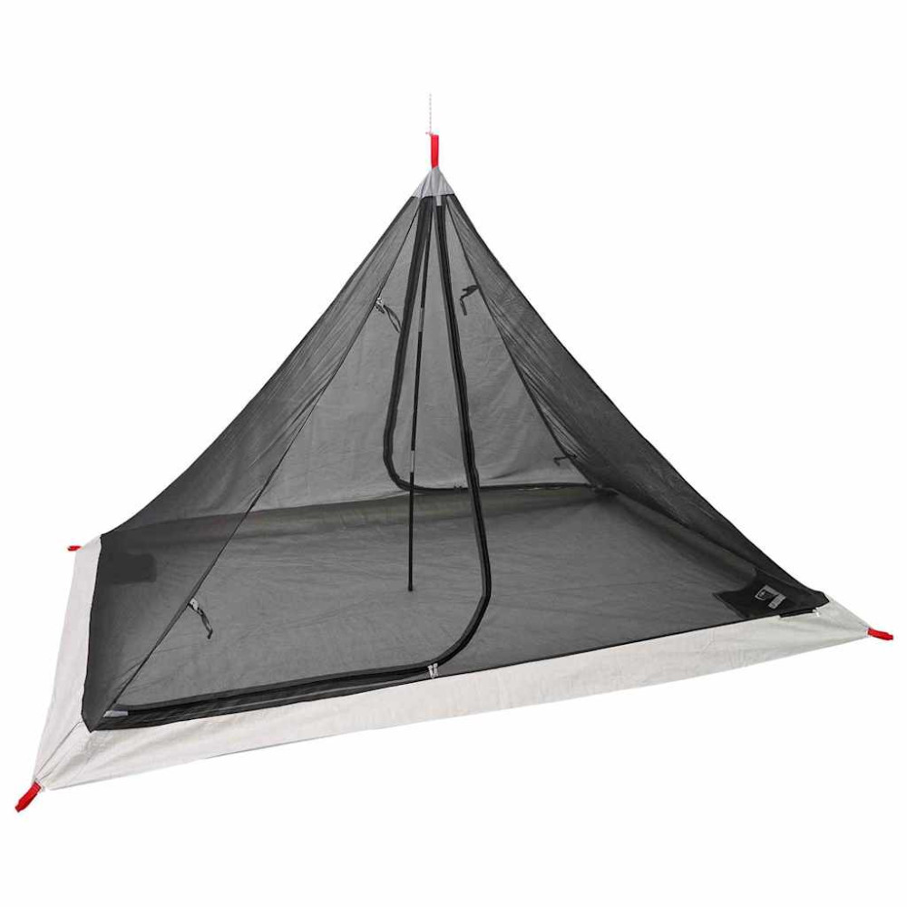 Produktbild för Innertält med tak med lagring Svart 240 x 160 x 133 cm Nät