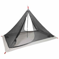Produktbild för Innertält med tak med lagring Svart 240 x 160 x 133 cm Nät