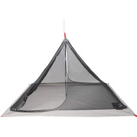 Produktbild för Innertält med tak med lagring Svart 240 x 160 x 133 cm Nät