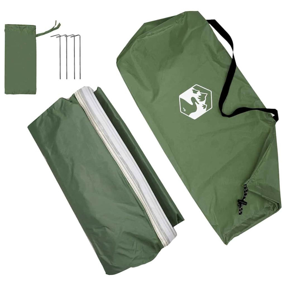 Produktbild för Baklucketält person 190 x 150 x 185 cm Vattentålig Grön taffeta