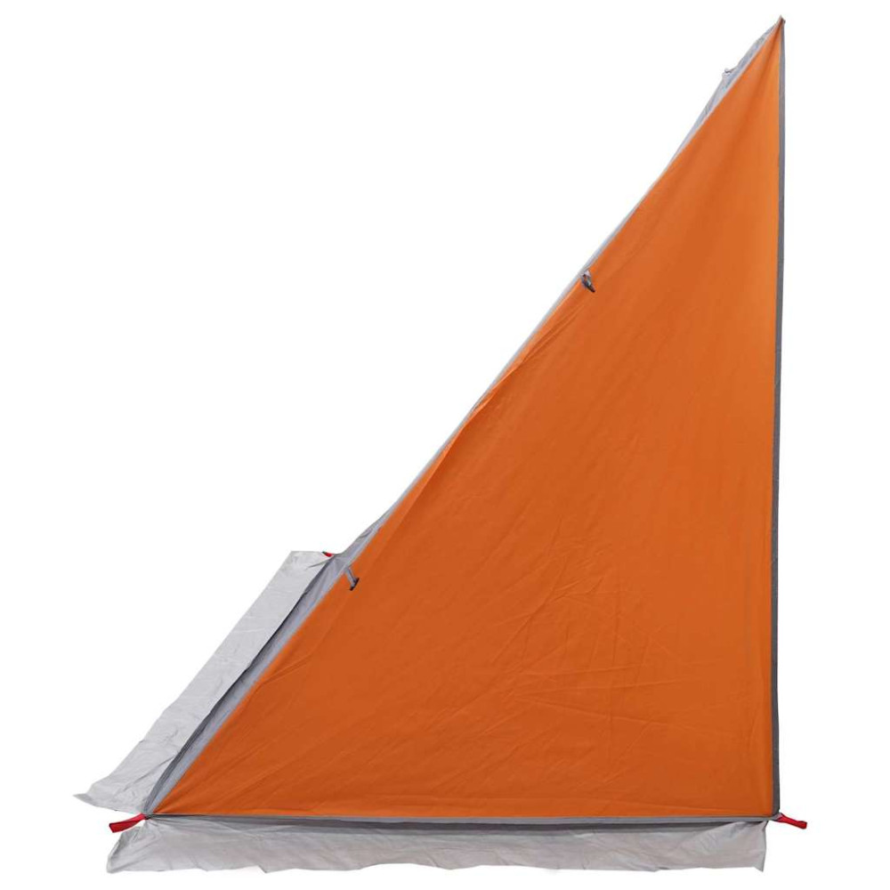 Produktbild för Baklucketält person 190 x 150 x 185 cm Grå och orange taffeta