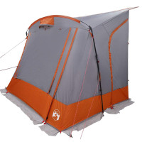 Produktbild för Baklucketält person 285 x 255 x 245 cm Grå och orange taffeta