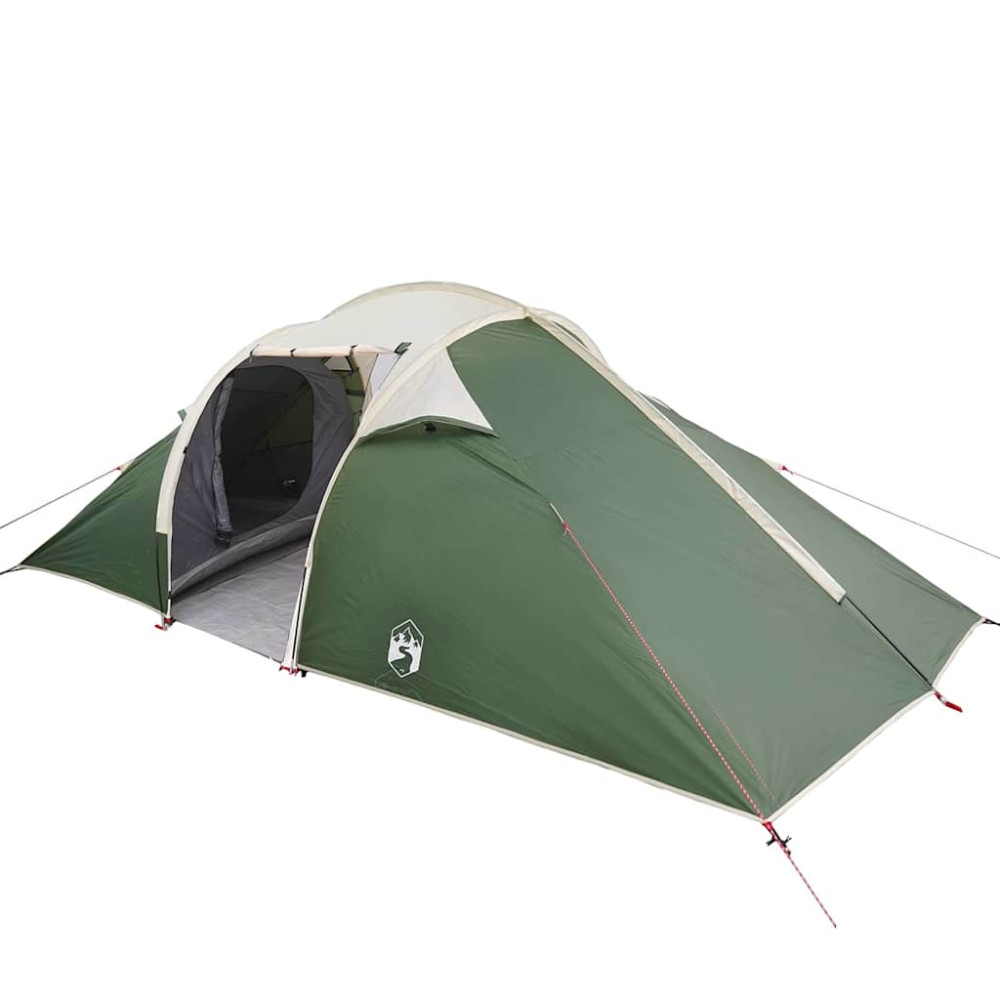 Produktbild för Tunnel tält med tak med lagring Grön 510 x 240 x 156 cm taffeta