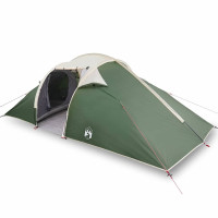 Produktbild för Tunnel tält med tak med lagring Grön 510 x 240 x 156 cm taffeta