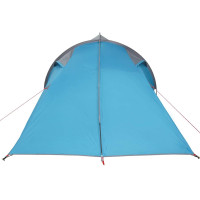 Produktbild för Tunnel tält med tak med lagring Blå 510 x 240 x 156 cm taffeta