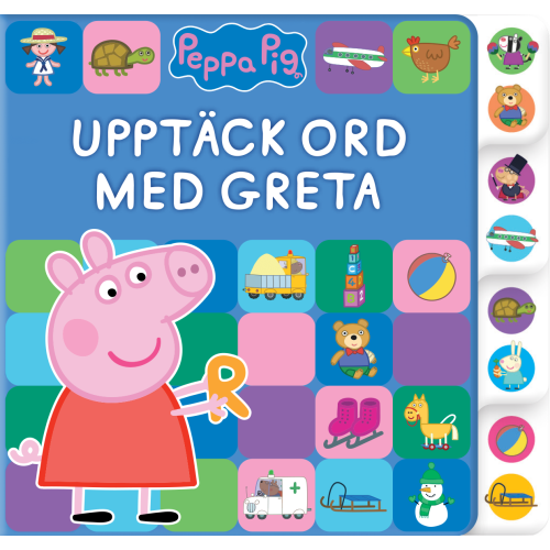Neville Astley Upptäck ord med Greta (bok, board book)
