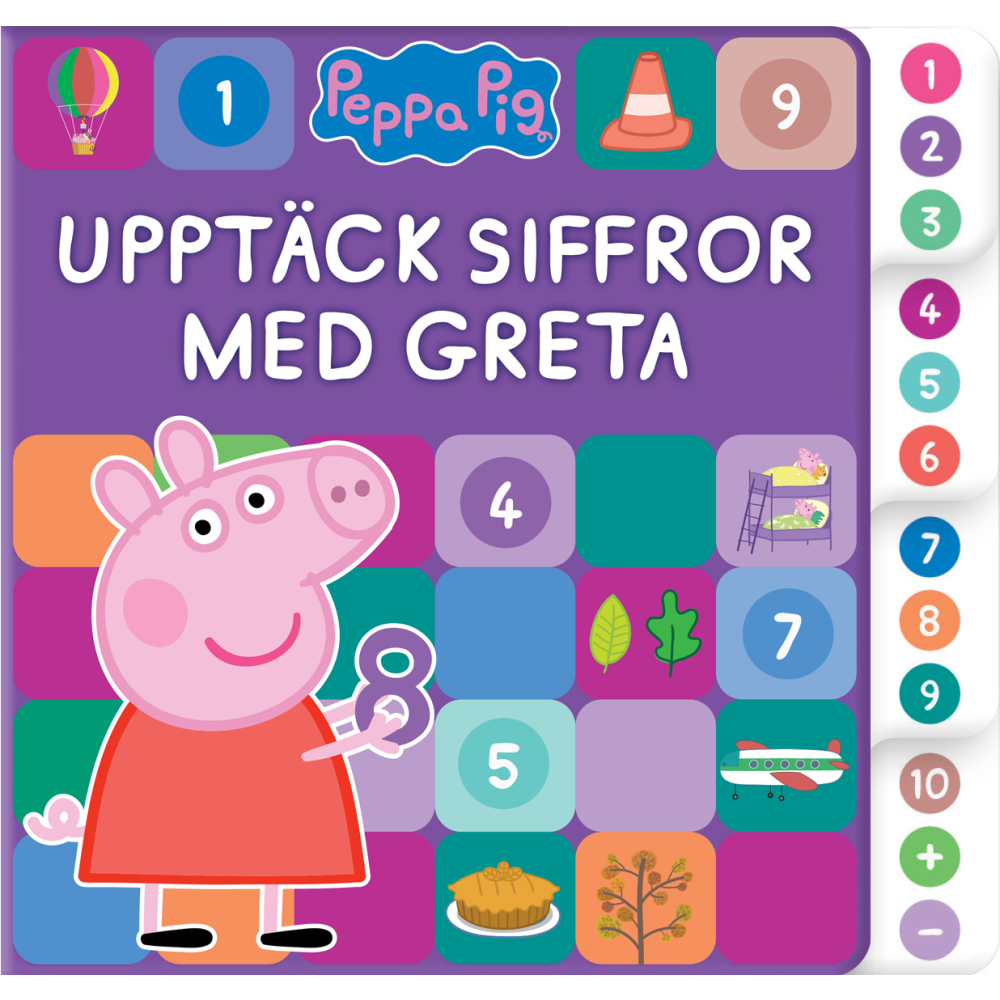Produktbild för Upptäck siffror med Greta (bok, board book)