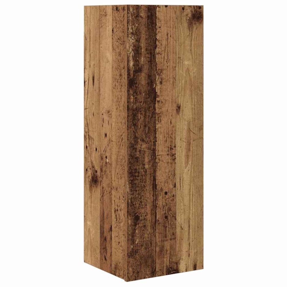 Produktbild för TV-bänkset 10 pcs Gammalt trä 30,5 x 30 x 90 cm Konstruerat trä