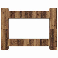 Produktbild för TV-bänkset 10 pcs Gammalt trä 30,5 x 30 x 90 cm Konstruerat trä