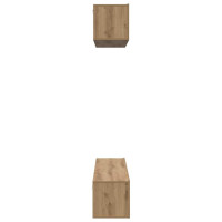 Produktbild för TV-bänkset 4 pcs Artisan Ek Konstruerat trä