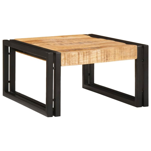 vidaXL Badrumshylla för Brun 40 x 50 x 23 cm Solitt Grovt Mangoträ