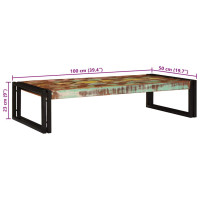 Produktbild för Badrumshylla Flerfärgsdesign 100 x 50 x 23 cm