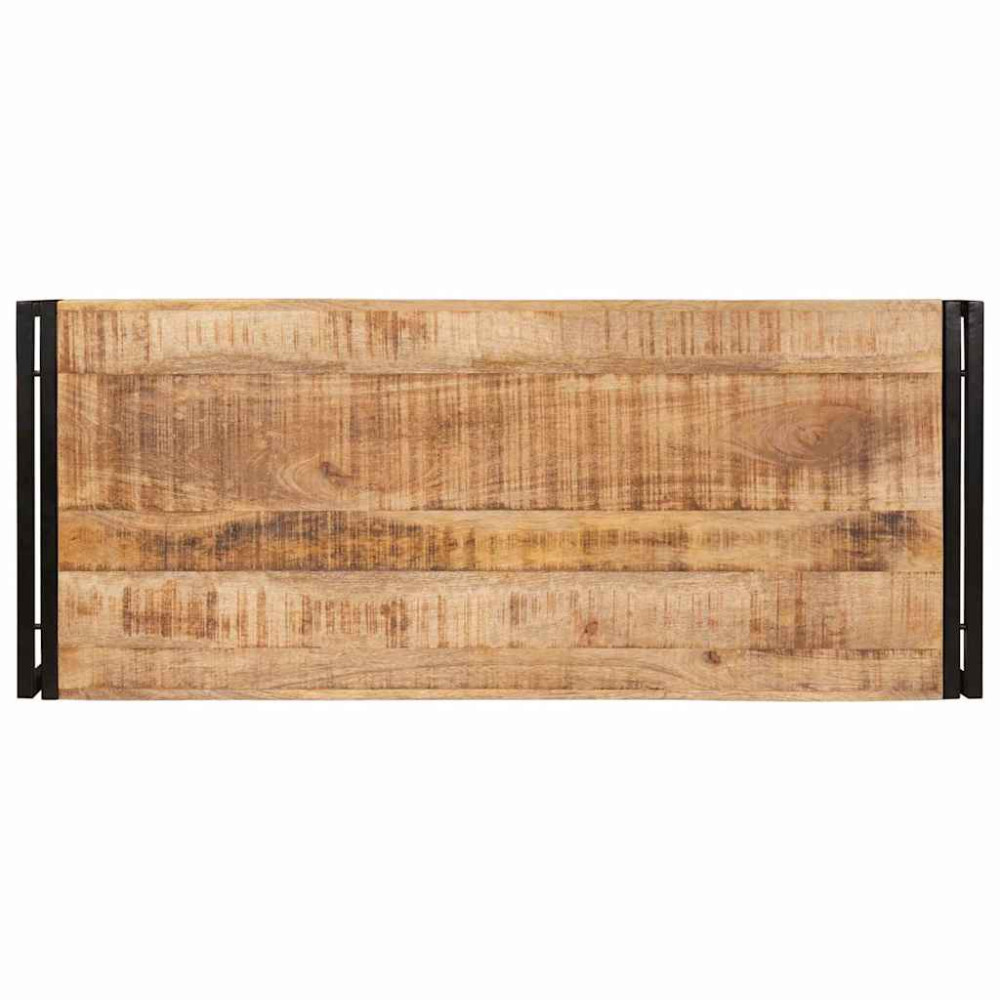 Produktbild för Badrumshylla för Brun 120 x 50 x 23 cm Solitt Grovt Mangoträ