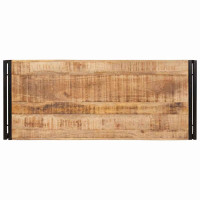 Produktbild för Badrumshylla för Brun 120 x 50 x 23 cm Solitt Grovt Mangoträ