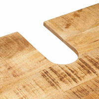 Produktbild för Diskbänksskåp med hylla Brun 71 x 33 x 58 cm Massivt mangoträ
