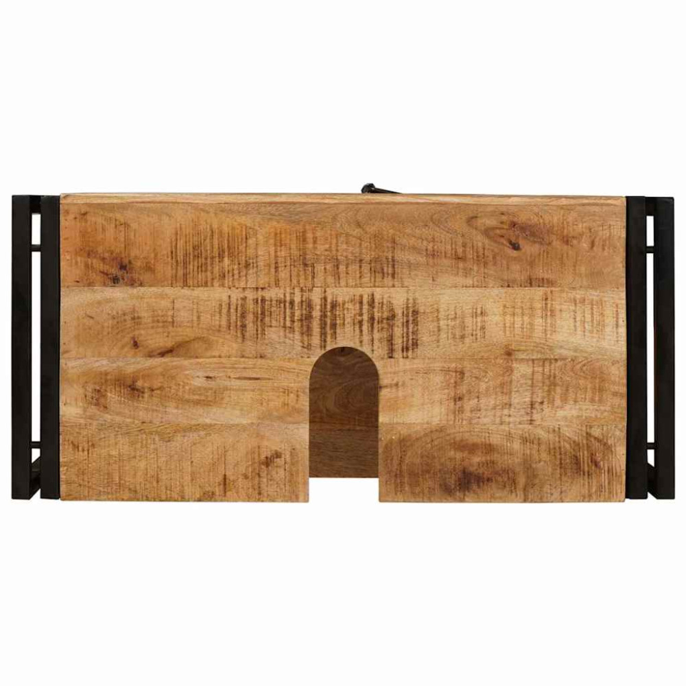 Produktbild för Diskbänksskåp med hylla Brun 71 x 33 x 58 cm Massivt mangoträ