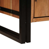 Produktbild för Nattduksbord Brun 66 x 35 x 76 cm massivt akacia