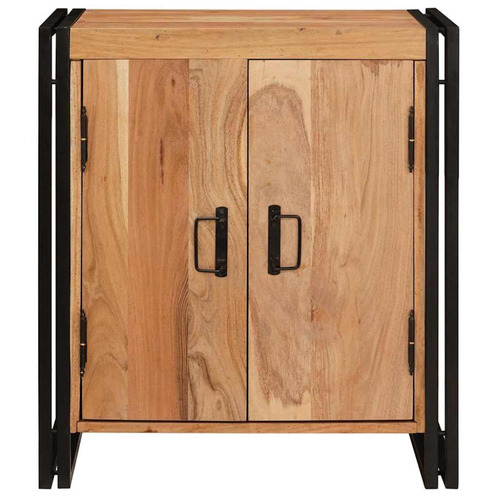 Produktbild för Nattduksbord Brun 66 x 35 x 76 cm massivt akacia