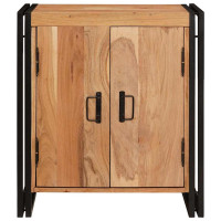 Produktbild för Nattduksbord Brun 66 x 35 x 76 cm massivt akacia