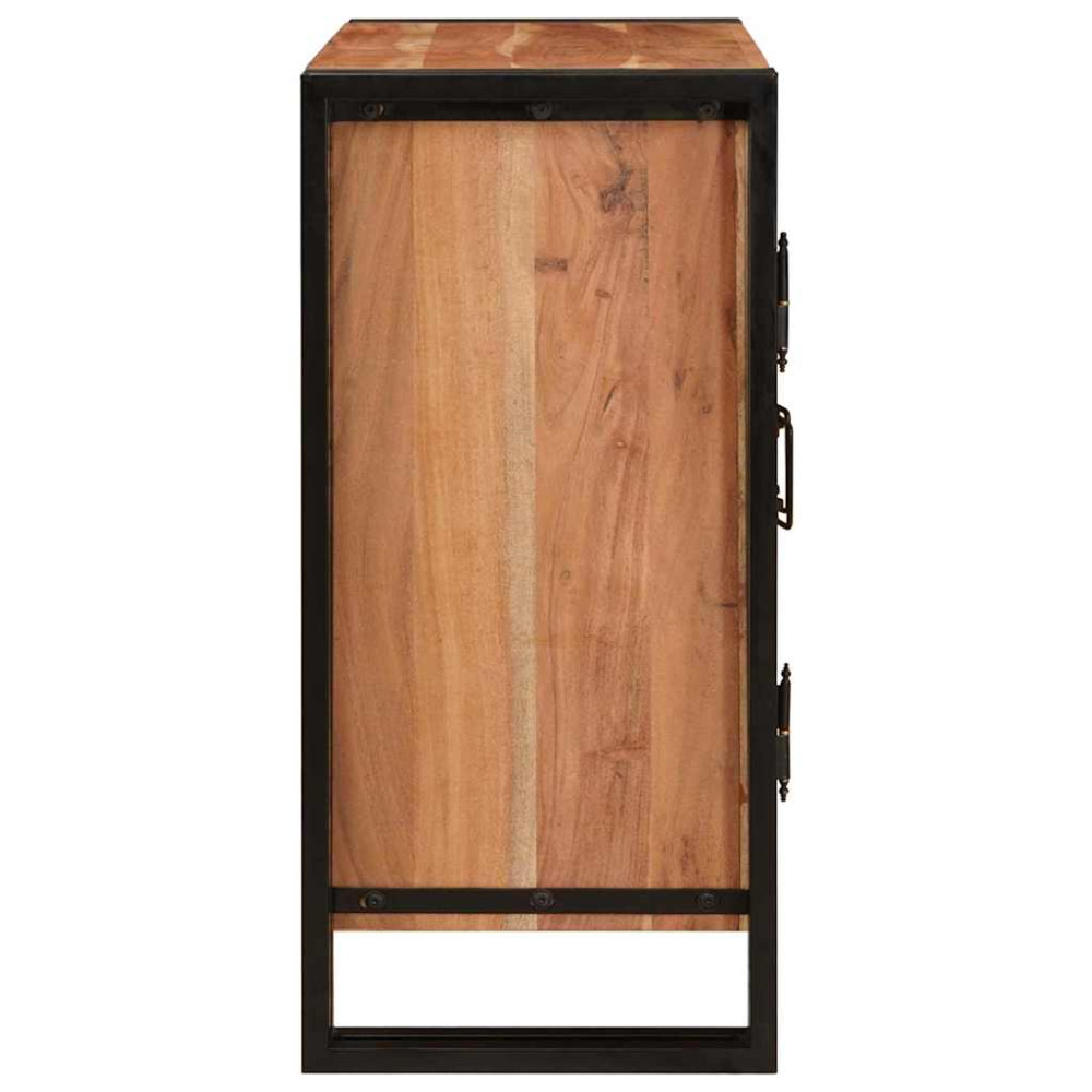 Produktbild för Nattduksbord Brun 66 x 35 x 76 cm massivt akacia