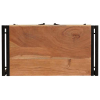 Produktbild för Nattduksbord Brun 66 x 35 x 76 cm massivt akacia