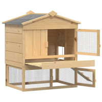 Produktbild för Hönsgård Brun 75 x 60 x 89 cm Massiv furu