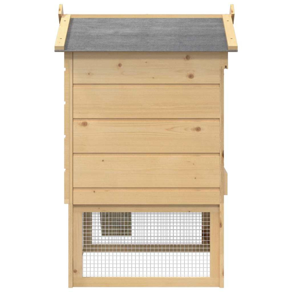 Produktbild för Hönsgård Brun 75 x 60 x 89 cm Massiv furu