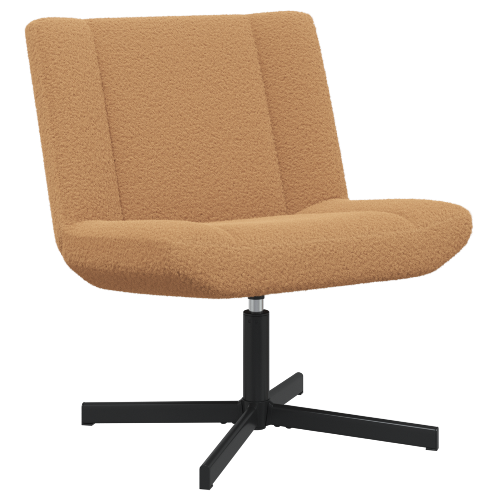 Produktbild för Skrivstol Beige 63 x 75 x 76 cm Sheepskin